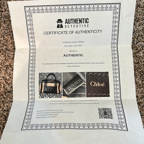 Chloe Two-Tone Two Way Satchel - Picture 2 of 16